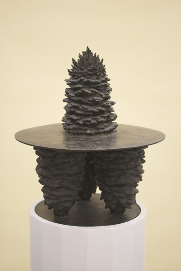 Evergreen With Three Reflections